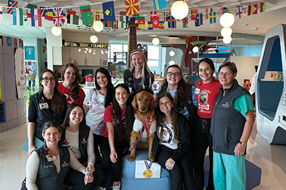 pet therapy dog winner and team JDCH Olympics