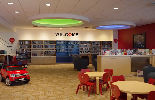 Family Resource  Room at  Joe DiMaggio Children's Hospital