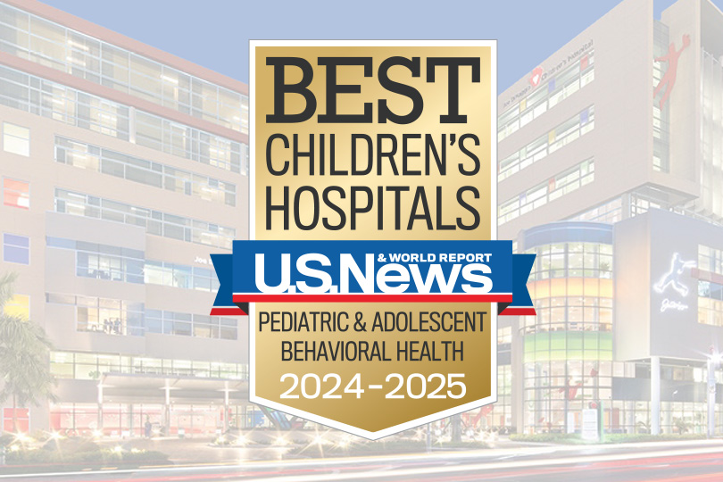 Joe DiMaggio Children’s Hospital has been named a U.S. News & World Report 2024-25 Best Children’s Hospital for Pediatric & Adolescent Behavioral Health