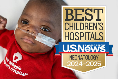 Joe DiMaggio Children’s Hospital has been named a U.S. News & World Report 2024-25 Best Children’s Hospital for Neonatology